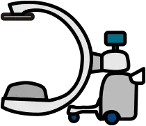 시술 방법 1단계: X-레이 투시장치를 통한 병변 부위 확인