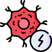 성장인자 집결을 통한 자가 치유 기전 유도 안내 아이콘