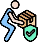 교통사고나 무거운 물건을 들 때 발생하는 외부 충격 안내