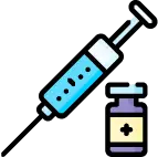 독감 예방 백신 및 치료 안내 이미지