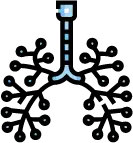 급성 기관지염 관리 일러스트