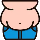 폐경 후 내장 지방 축적 및 치매 위험성 증가 관련 이미지